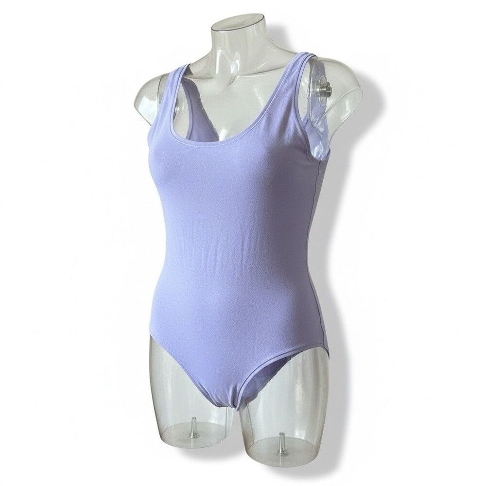 Victoria’s Secret PINK Sleepwear Bodysuit XXL Lavender Organic Cotton NWT